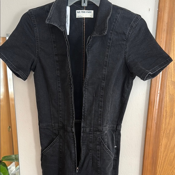 Free People Black Flare Jumpsuit - Picture 11 of 12